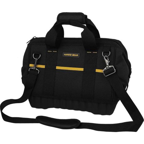 Reißverschluss 13 Fächer Canvas Elektriker Werkzeugtasche Schwarz Gelb (1/4)