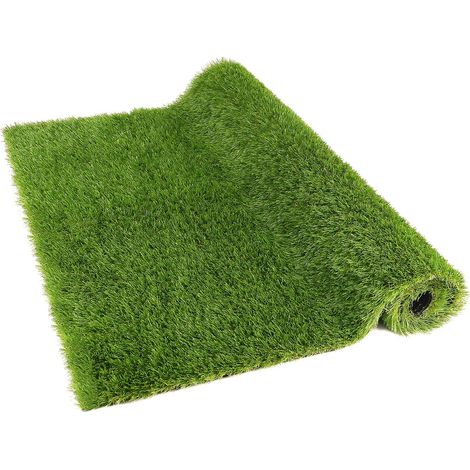 Tappeto erba verde sintetica 22mm prato finto a rotolo Giardino - Rotolo Altezza 2 mt x 3 mt (6 mq) (1/5)