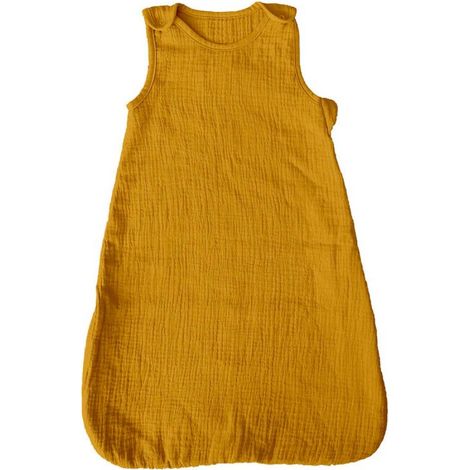 Paris Prix - Gigoteuse Bébé sans Manches 90cm Moutarde (1/2)