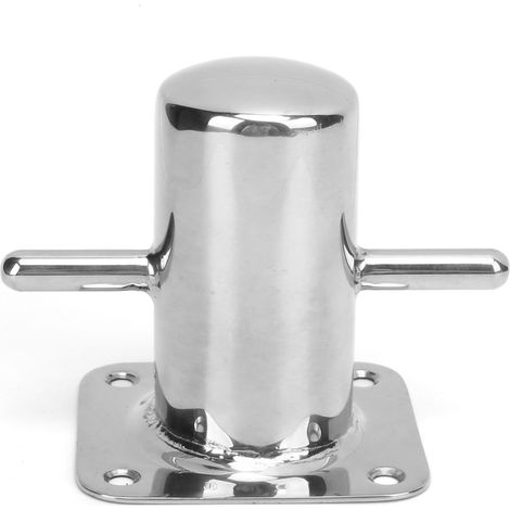 Butée d'amarrage simple en acier inoxydable 316, croisillon robuste pour ponton, accessoire marin 90mm (1/5)