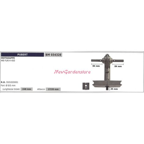 Trazione semovenza PUBERT motozappe MB FUN H 450 034328