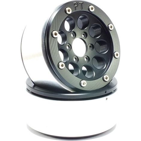 Beadlock Wheels PT-Gun Black/Black 1.9