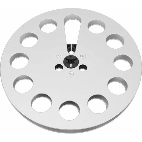 Bobine réceptrice vide universelle en alliage d'aluminium 7 pouces pour ruban 1/4 pouce, compatible ReVox et Studer Silver (1/5)