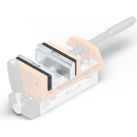 Fein Schutzbackenpaar (B) Blank 110 mm Aluminium (FEIN VersaMAG) - 30240476010 (1/5)