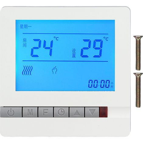 Eosnow Thermostat-LCD-Bildschirm, hochpräziser Temperatursensor, Überhitzungsschutz-Controller
