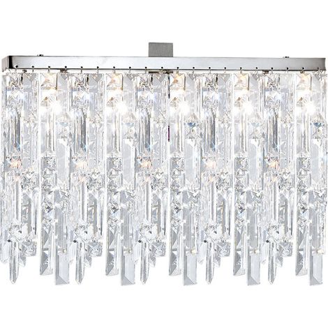 Kolarz PRISMA Plafonnier en cristal 3 lumières chrome (1/3)