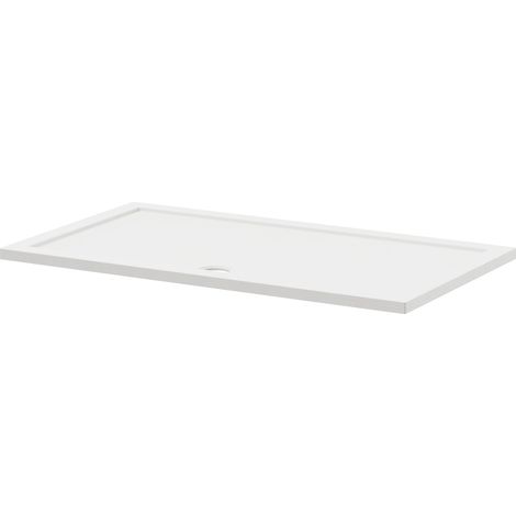 Pearlstone Slip Resistant 1600mm x 900mm x 40mm Rectangular Shower Tray (1/4)
