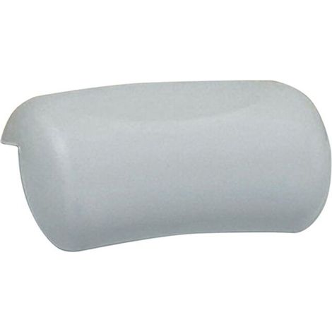 Almohada de baño SPA, reposacabezas antideslizante para baño, almohadas de baño suaves e impermeables con ventosas, almohada cervical gris para baño