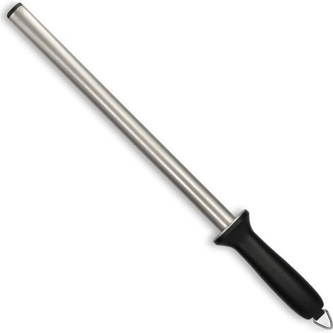 Tinor – Afilador de cuchillos de diamante – Varilla de afilado de acero diamantado de 44 cm – Afilado preciso para todo tipo de cuchillos – Mango ergonómico (1/4)