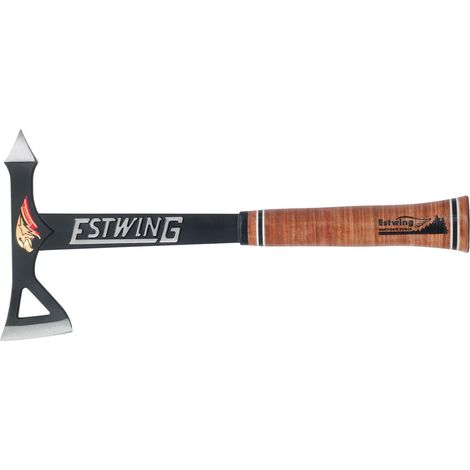 Estwing ETA Black Eagle Tomahawk Axe with Leather Grip, 16