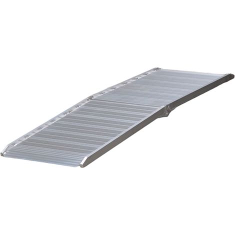 Mw Tools – Rampe de chargement pliante aluminium 400kg 2135x700mm – Largeur utile 650mm – Pour chantiers humides – AOP2003 (1/5)