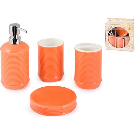 H&h set da bagno 4 pezzi ceramica milano (1/3)