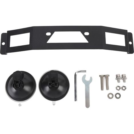 Ortviai Support de Toit à Ventouse pour Antenne Starlink Mini – Fer Noir, Compatible Véhicules, Caravanes, Bateaux et SUV