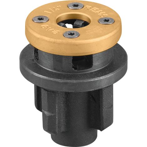 Tête de filetage à changement rapide R 1/4 LH BSPT Conique gauche - 521110 - REMS