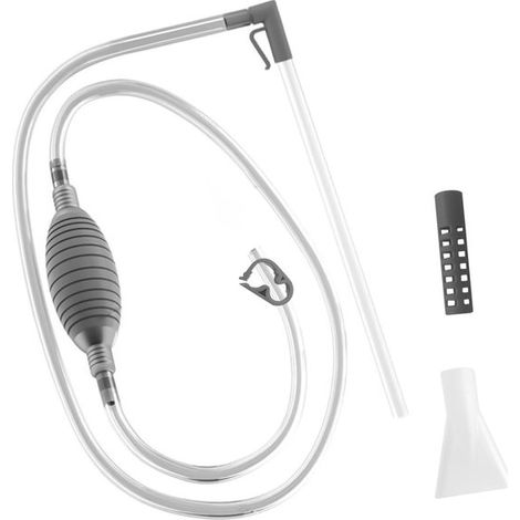 longziming - Kit de nettoyage pour aquarium – Changeur d'eau et pompe à tuyau – Accessoires complets pour un nettoyage facile et sûr – Convient aux aquariums d'eau douce et d'eau de mer (1/5)