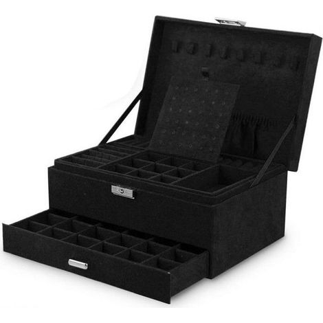 Schmuckkästchen, Etui, Organizer, schwarz PD119CZ (1/5)