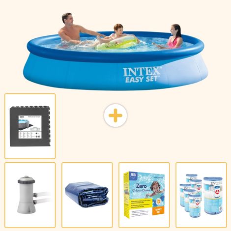 Intex Piscine Easy Set Ronde - 366x76 cm - 6-pièces SCB24 (1/5)