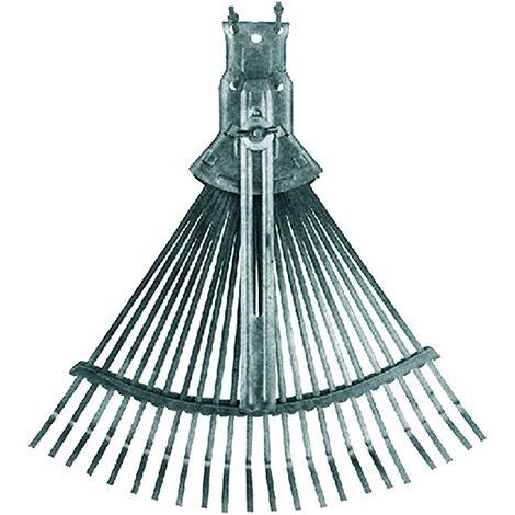 SCOPA DA GIARDINO REGOLABILE Tipo leggero - zinco cromato oro