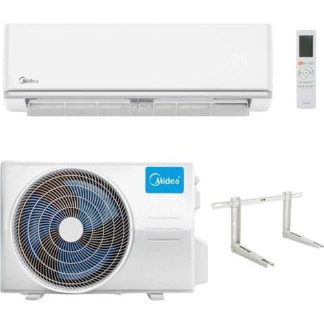 Midea Climatiseur Monosplit série Elegance 18000 btu MSAGSCU-18HRFN8 Inverter Wi-Fi R-32 Classe A++ avec Support