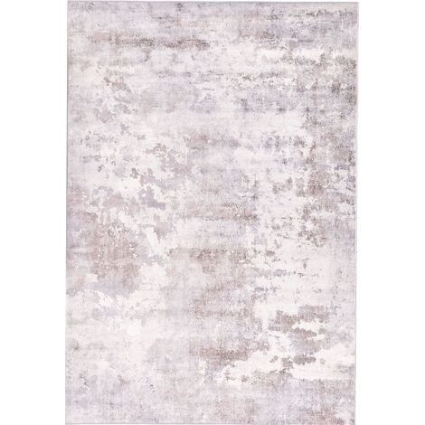 Area Rug Multicolour Fabric 140 x 200 cm Modern Solid Living Room Bedroom For Underfloor Heating Anti-Slip Bottom Low-Pile ARAPGIR (1/5)
