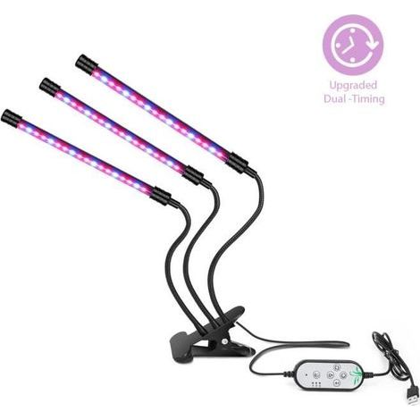 Luci da giardino a LED USB a spettro completo con illuminazione regolabile, ideale per la coltivazione di piante in ambienti interni. (1/4)