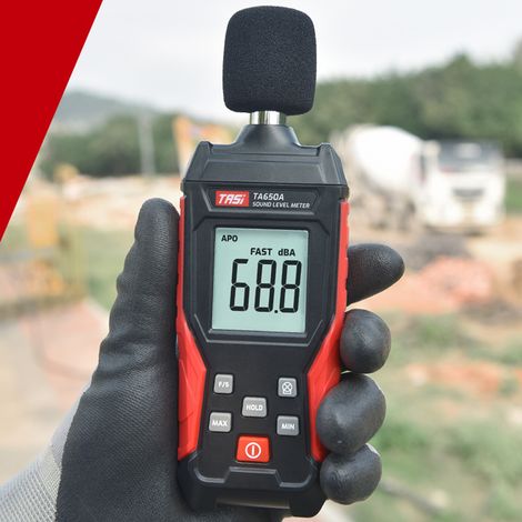 TASI TA650A digitales Schallpegelmessgerät 30-130dB Dezibeldetektor Audiotester Diagnosewerkzeug Metro Smart Sensor. (1/5)