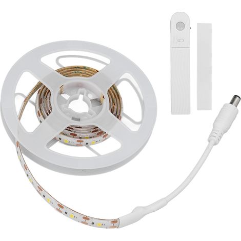 Bande LED détecteur de mouvement pour miroir de maquillage, lumière chaude 3500K, réglable et à capteur (1/5)