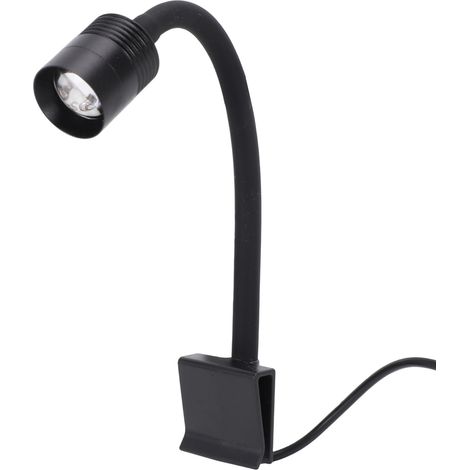 Spot d'aquarium à 3 couleurs, éclairage réglable, étanchéité IP65, bras à pince orientable à 360°, mini-spot LED USB à clipser pour aquarium (1/5)