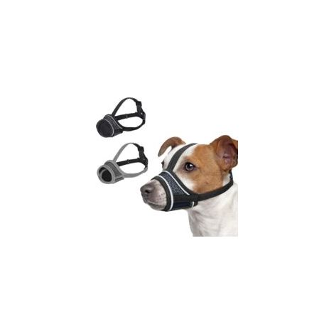 Muselière pour Chien 2 Pièces, Muselière pour Petits Chiens de Taille Moyenne, Muselière pour Chien en Maille Douce et Respirante, Anti-Mastication, Aboiement