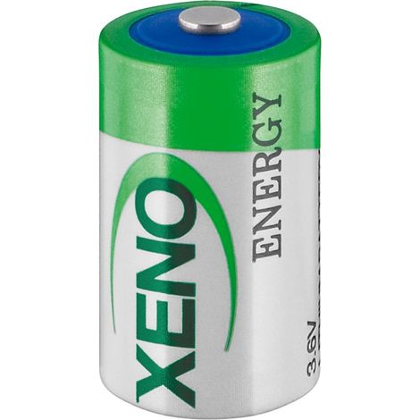 1/2 AA (Mignon)/ER14252/XL-050F Pile - 1200 mAh, Standard-Top, Pile lithium-chlorure de thionyle, 3,6 V. Connexion, type Standard-Top