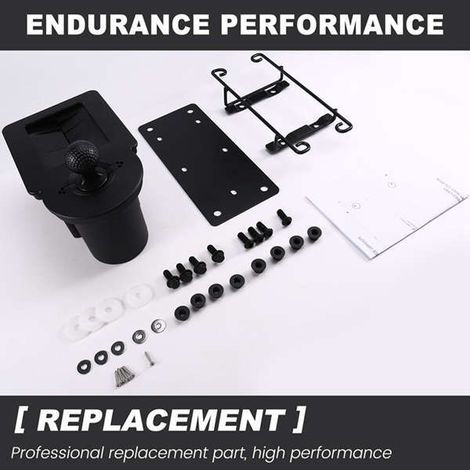 set. Color: Black. Materials: ABS + Metal. Golf cart windshield washer kit 603836 & (1/5)