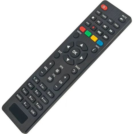 Télécommande Remplacement Compatible Tele System Décodeur TNT TS6815/02 DVB-T2 HEVC TS6815-T2HEVC TS6822-T2SHEVC (1/5)