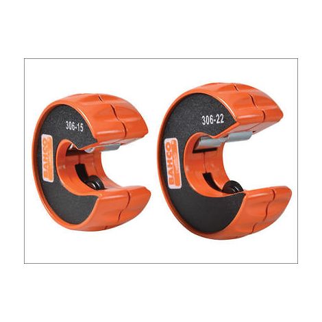 Heavy Duty Bahco 306 Pipe Slice Cutter Twin Pack Set 15mm & 22mm Cutting Tool