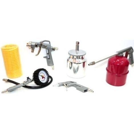Aerografo Compresor Profesional Kit Nivel 5 Pz (1/4)