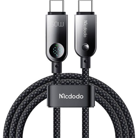 Cavo dati da USB-C a USB-C Mcdodo CA-4780, 60 W, 1,2 m (nero) (1/4)