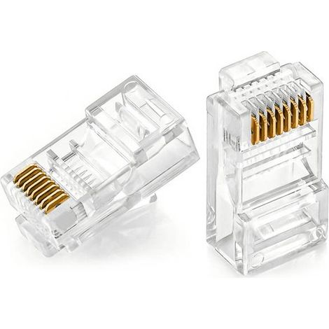 IluminaShop - Conector CAT5 RJ45 Pack 100 uds (1/3)