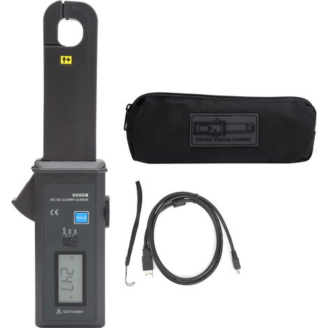 Compteur de Courant de Fuite AC/DC sans, Pince CT 0mA-60.0A, Sûr et Précis, Conservation des Données