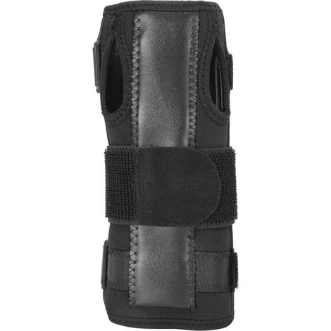 Protecteur de Poignet Universel Respirant pour Homme, Modèle en Cuir - Taille Unique, Noir, Compatible Main Droite et Gauche, Vente à l'Unité avec Manuel (1/5)