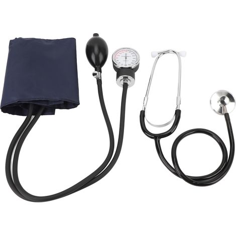 Tensiomètre anéroïde manuel avec brassard et stéthoscope (1/5)