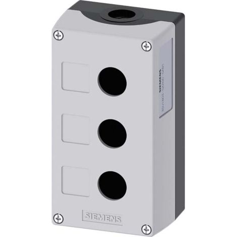 Siemens Indus.Sector Gehäuse f. Befehlsgeräte 22mm, rund 3SU1803-0AA00-0AB1