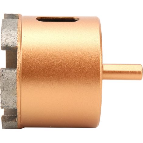Foret trépan diamanté pour carrelage, béton, mur, verre 65-75mm, accessoire outil à main 65mm (1/5)
