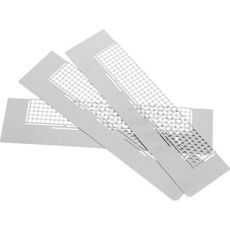Ensemble de 3 règles antiadhésives en acier inoxydable avec 216 (1/5)