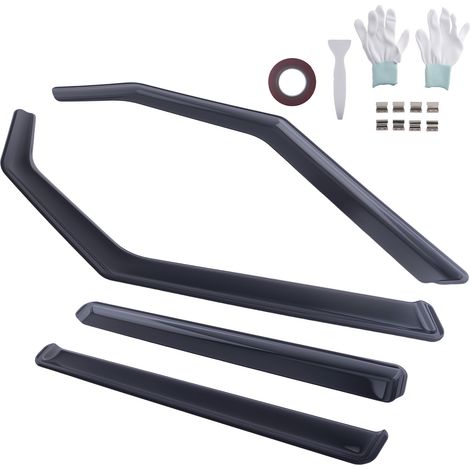 Wind Deflectors for Skoda Yeti 2009-2018 Acrylic Window Guards Tinted Set