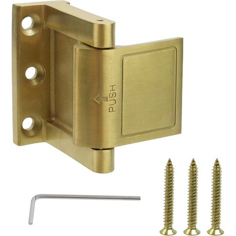 Verrous de sécurité de porte haut de gamme en acier 304 anticorrosion pour une sécurité accrue dans les maisons, les hôtels et les (1/5)