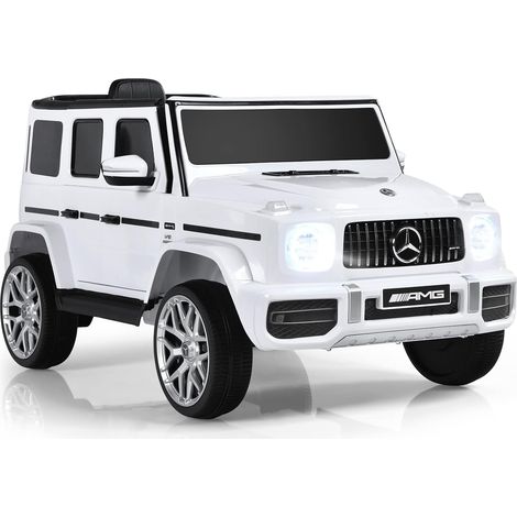COSTWAY 12V Mercedes-Benz G63 Voiture Electrique Enfant avec Télécommande & Musique, Véhicule Electrique avec Fenêtre Amovible, Démarrage Progressif, Vitesse 3-5 km/h, Charge 30kg pour 37-96 Moi (1/5)