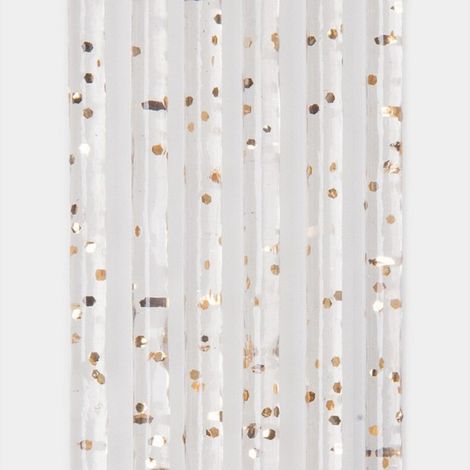 Tenda In Pvc Glitter Luxor Cm. 140X240 Col. Argento (1/2)