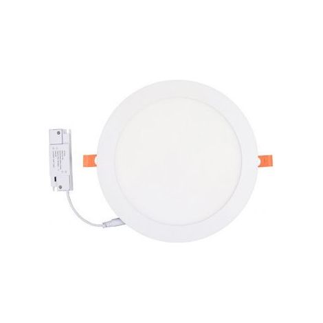 Downlight rond Slimy - Miidex - Blanc Ø190mm 15W CCT 3000/4000/6000K (1/5)