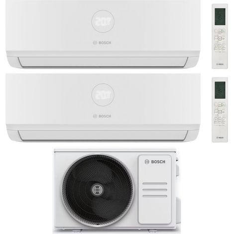 Bosch Climatizzatore Dual Split Climate 4000i 9+12 con 5000M 53/2 E Inverter R 32 Wi-Fi Optional Classe A++