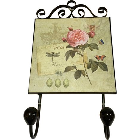PERCHA 2 GANCHOS 36x20 CM 3684