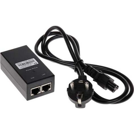 CHARGEUR VIA LA PAIRE TORSADEE 48V DC 24W pour caméra IP avec POE